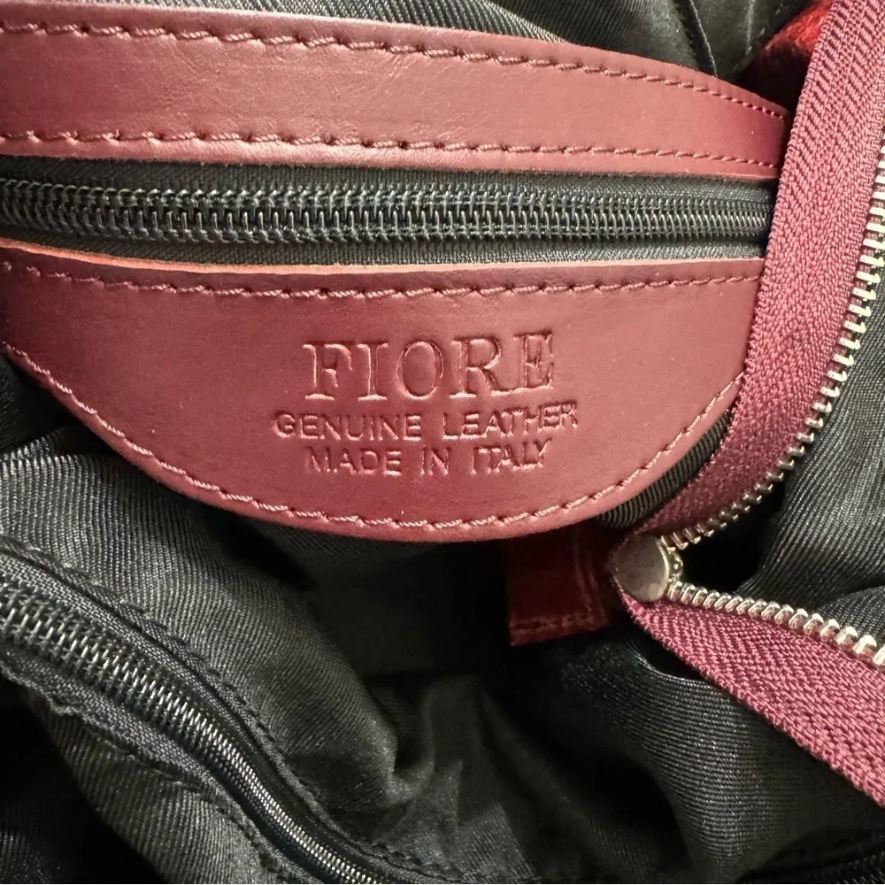 FIORE‎ ITALIAN CROC EMBOSSED LEATHER PURSE